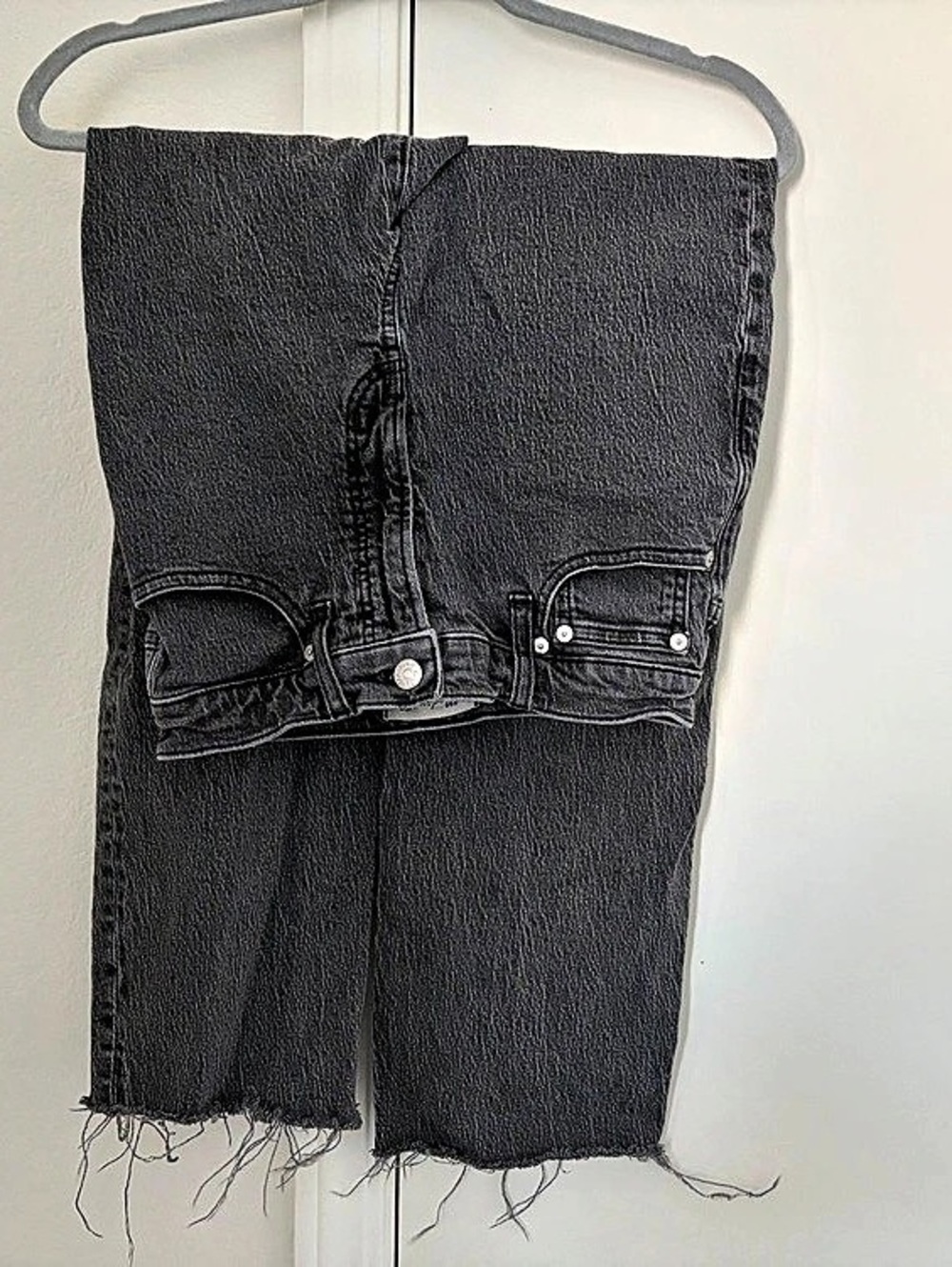 MOTHER The Perfect Vintage Straight Jean Straight Leg Raw Hem Jeans Waist 25